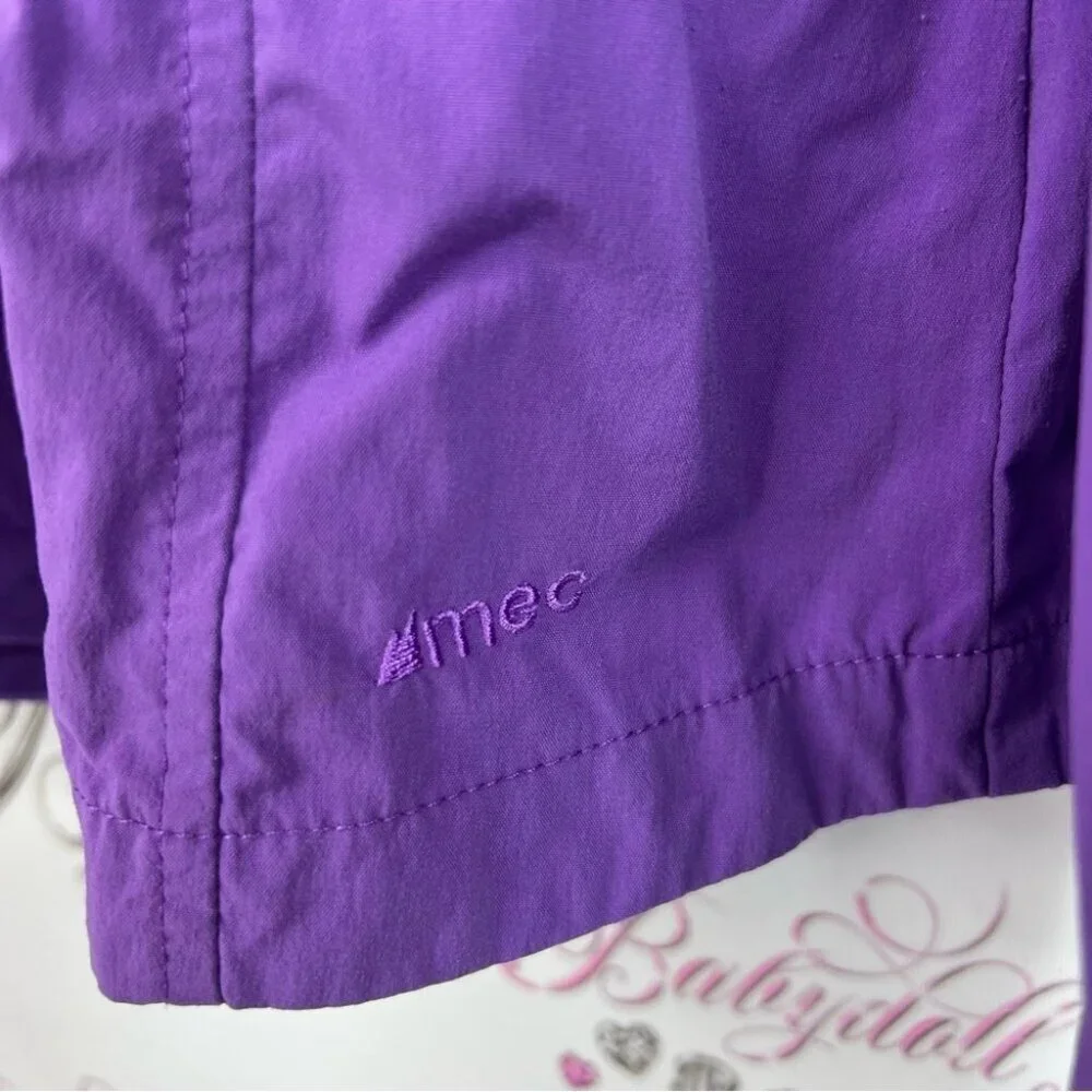MEC button up royal Vibrant Purple Button Down Shirt for Women